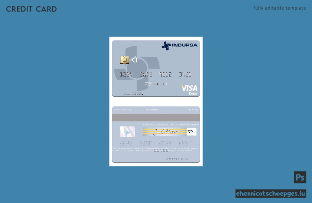 Mexiko Grupo Financiero Inbursa Visa Debitkarte Beispielvorschau